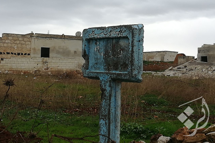 من داخل بلدة خلصة الاستراتيجية في ريف حلب الجنوبي الغربي