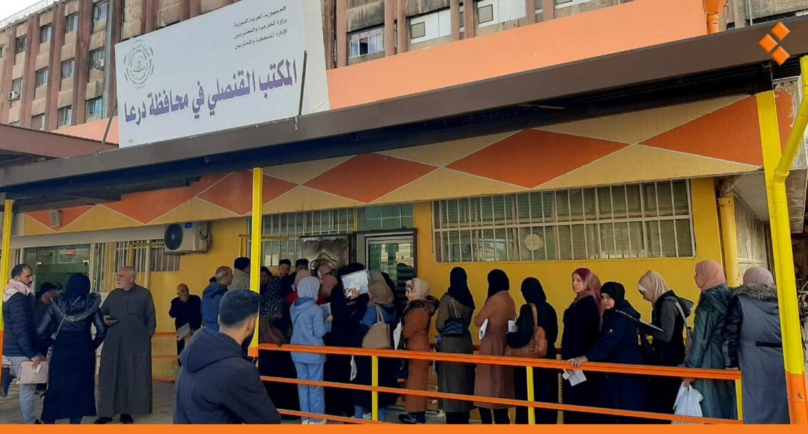 مطالب بتوسيع المكتب القنصلي في درعا لتخفيف الازدحام