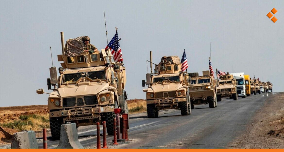 القوات الأمريكية تُدخل رتل من الآليات إلى قاعدتها في الحسكة