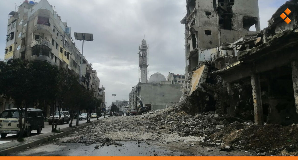 حمص.. إزالة كل الأبنية التي تشكل خطر على حياة السكان