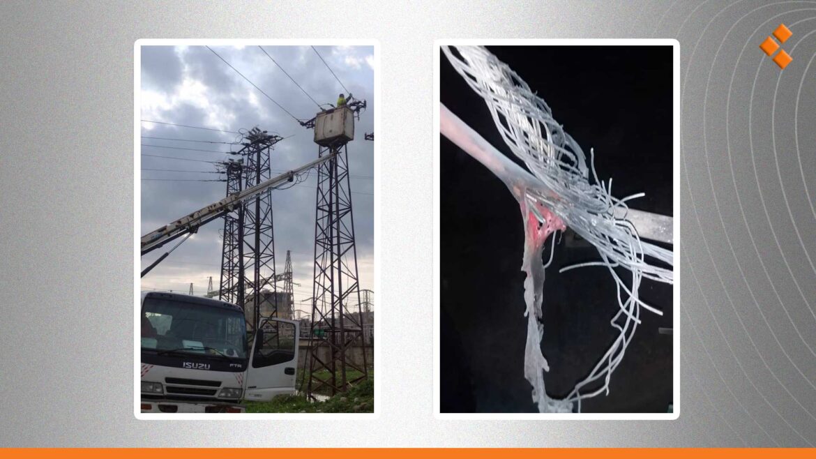 العاصفة المطرية تتسبب بـ 100 عطل في الشبكة الكهربائية في اللاذقية