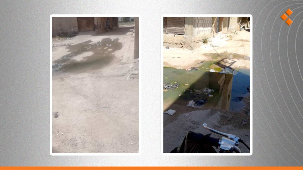 الحل يحتاج ميزانية كبيرة.. الصرف الصحي يدخل بعض المنازل في السبينة بريف دمشق