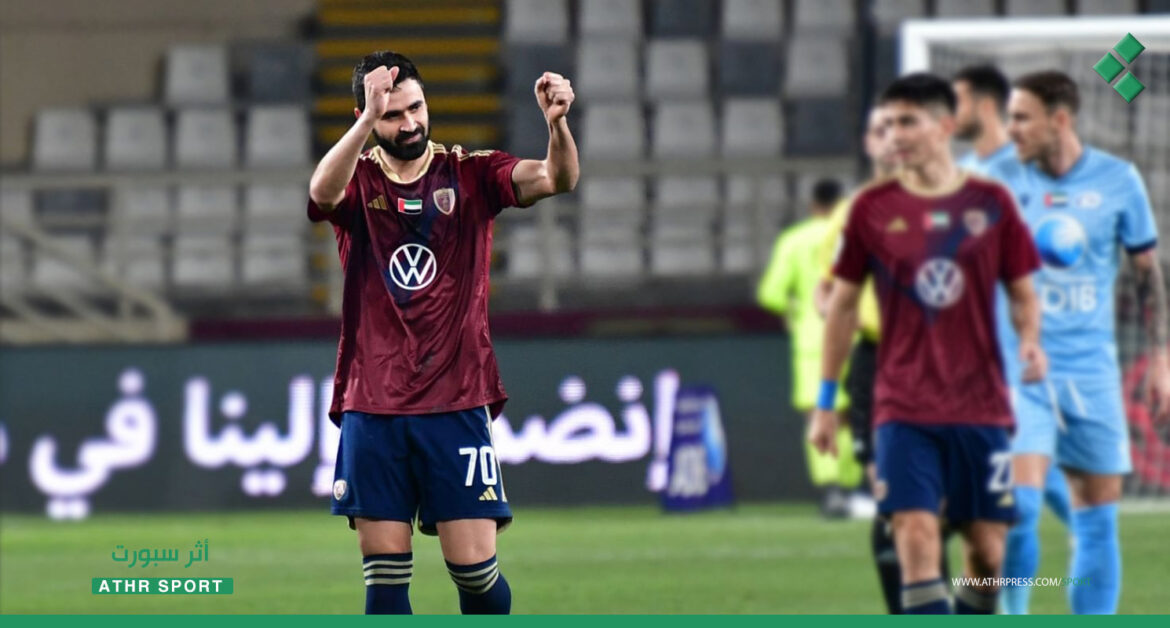 عمر خريبين يتصدر قائمة هدافي الدوري الإماراتي