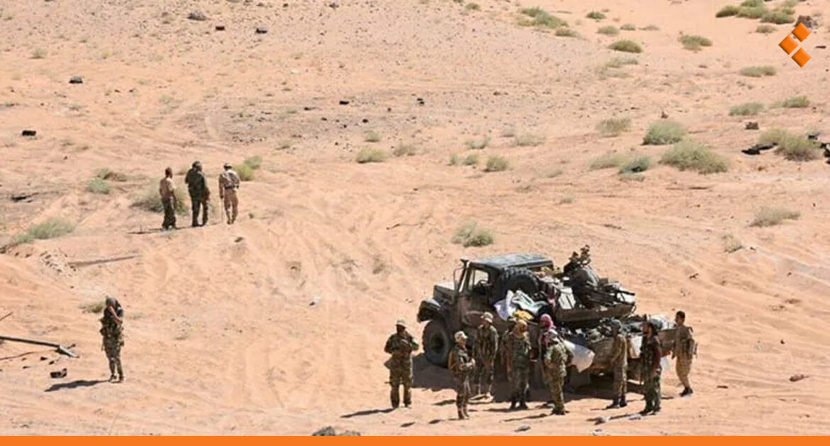 21 شهيد جراء استهداف حافلة مبيت للقوات الرديفة للجيش السوري في بادية حمص