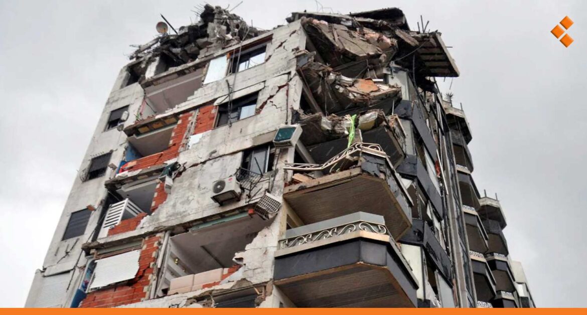 استمرار تأهيل مباني المتضررين من الزلزال في حلب رغم انخفاض التمويل
