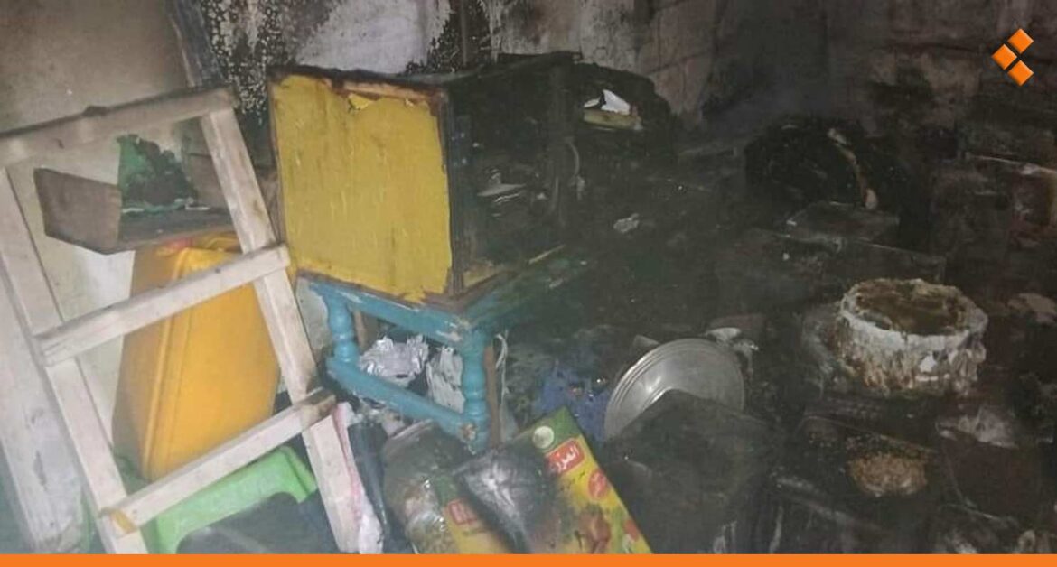 كانا وحدهما بالمنزل.. وفاة طفلين جراء حريق بحي قنينص في اللاذقية