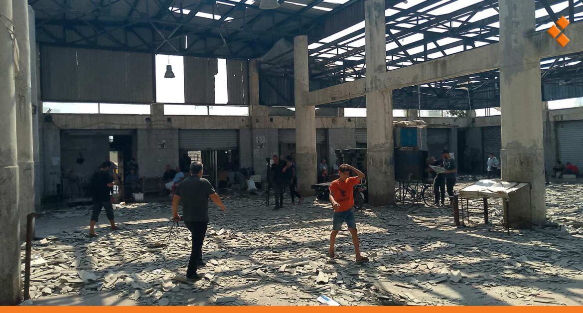 بعد تنين بحري ضرب سقفه.. سوق السمك في اللاذقية ينتظر الصيانة قبل الشتاء