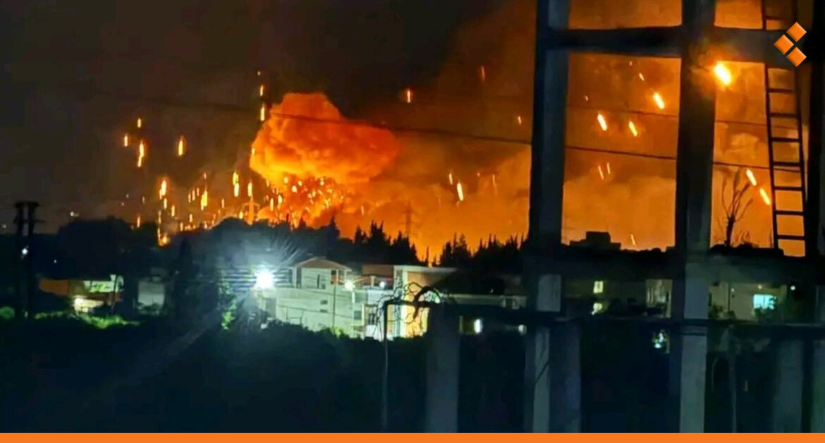 الدفاعات الجوي تتصدى لعدوان جوي مقابل الساحل السوري