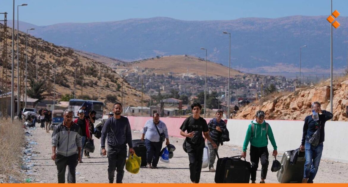 لغاية يوم أمس.. وصول أكثر من 344 ألف وافد من لبنان إلى سوريا