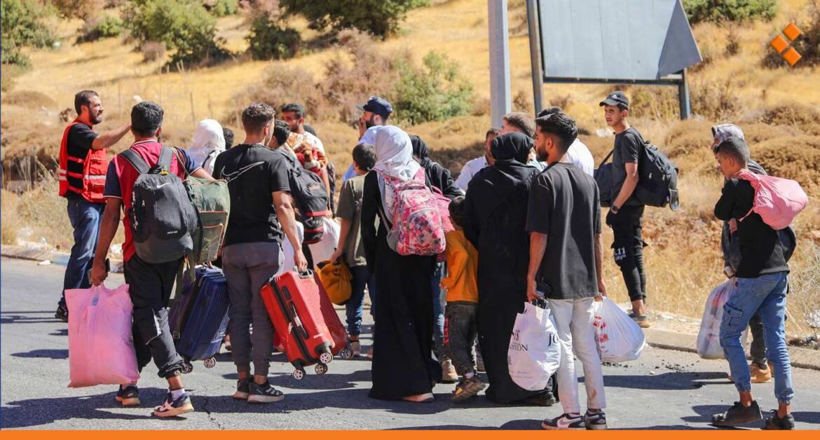 لغاية اليوم.. وصول 27 ألف وافد من لبنان عبر معبر العريضة