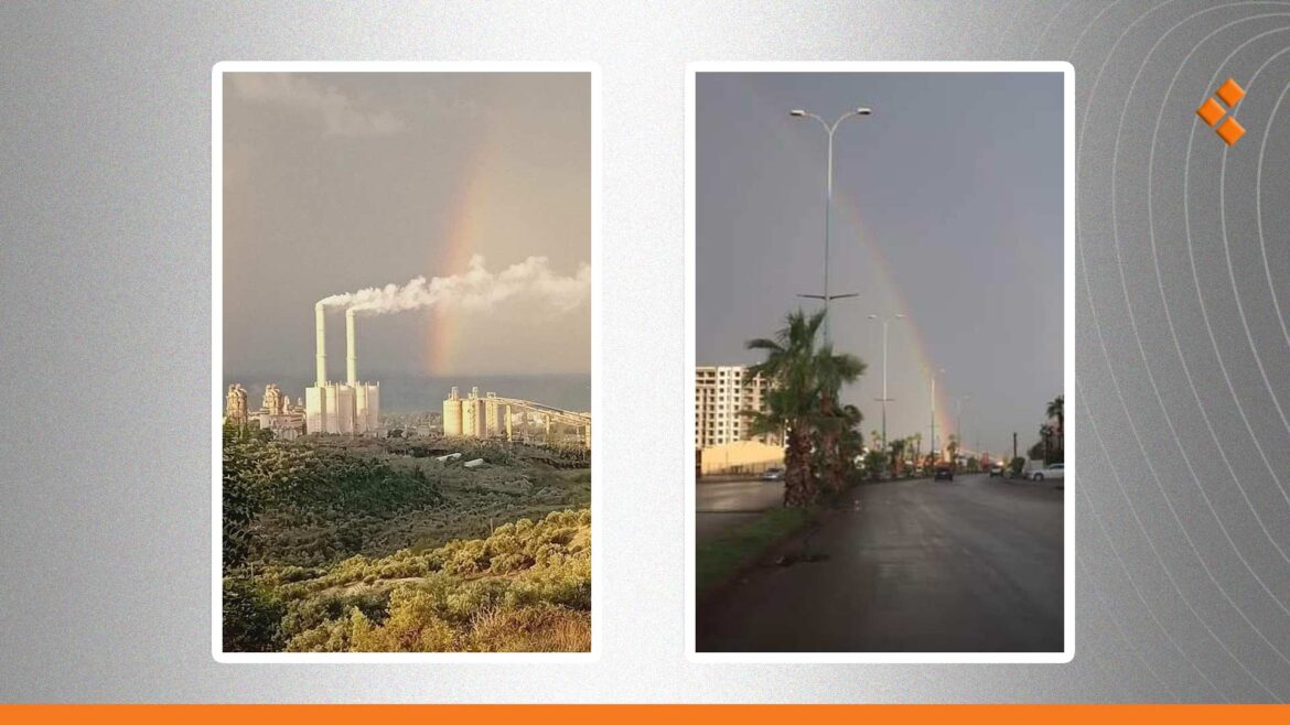 ظهور قوس قزح في الساحل السوري.. خبير مناخي يكشف علاقته بحالة الطقس