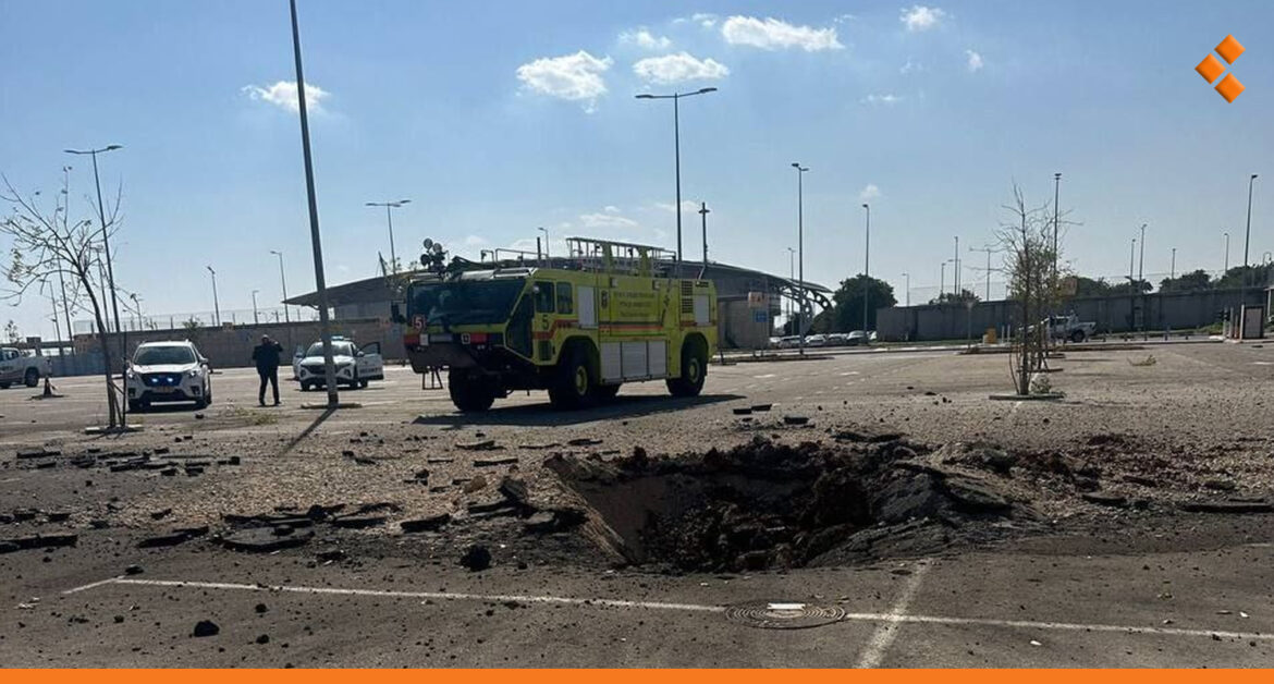 بعد تعرّضه لإصابة مباشرة.. مطار "بن غوريون" خارج الخدمة