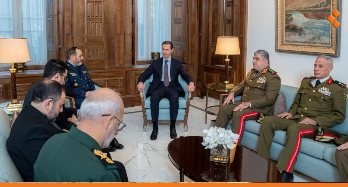 بعد لاريجاني.. الرئيس الأسد يستقبل وزير الدفاع الإيراني