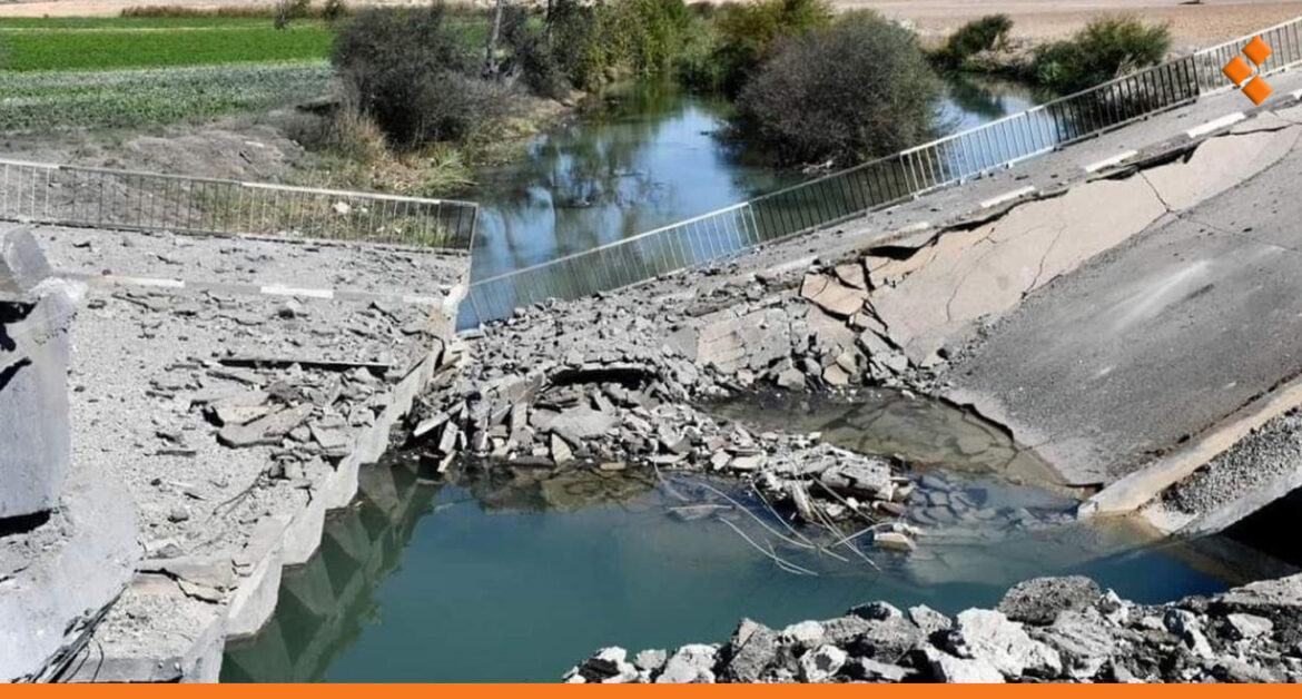 العدوان التاسع خلال الشهر الجاري.. الاحتلال الإسرائيلي يستهدف 3 جسور بريف حمص