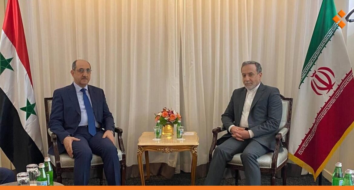 صباغ يجري مؤتمراً صحفياً مع نظيره عراقتشي