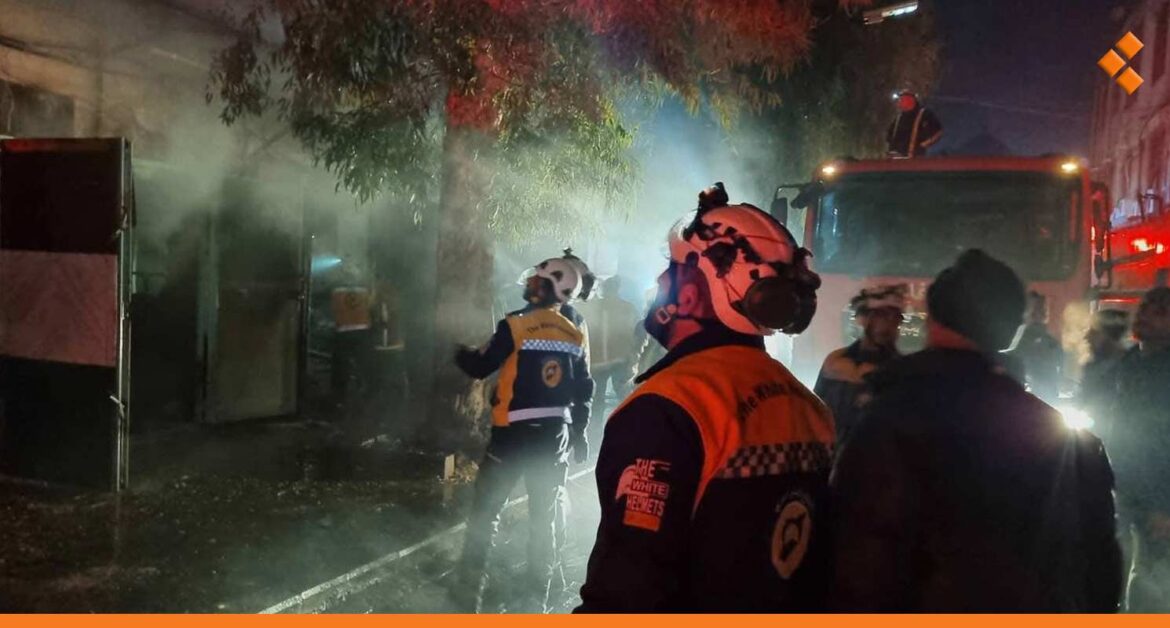 دمشق.. إخماد حريق كبير في العصرونية