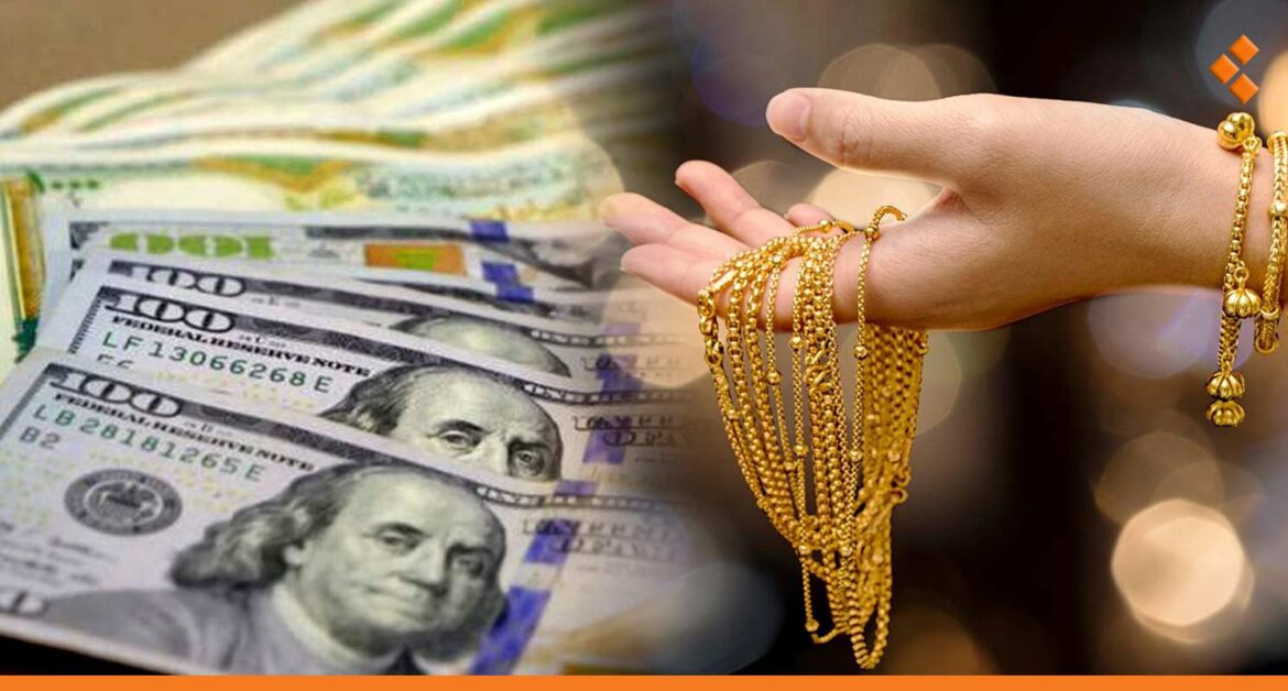 الذهب يسجل ارتفاعاً بسعره والليرة السورية تسجل انخفاضاً في تداولات اليوم الأحد