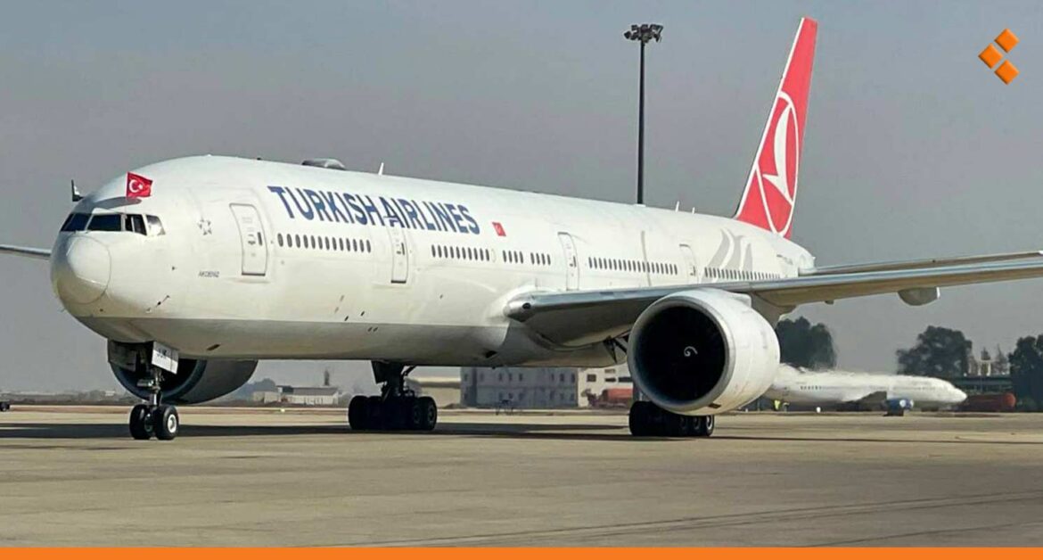 الأولى منذ 13 عام.. طائرة تركية تحط في مطار دمشق الدولي