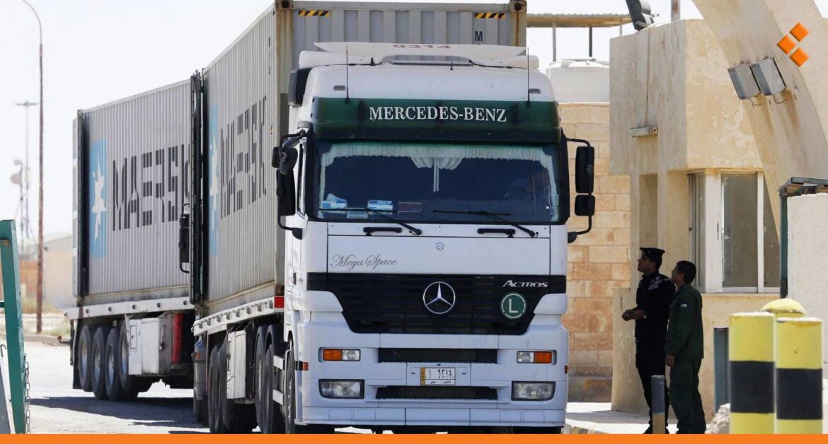 ازدياد حركة الشحن بين سوريا والأردن عبر معبر نصيب 3 أضعاف