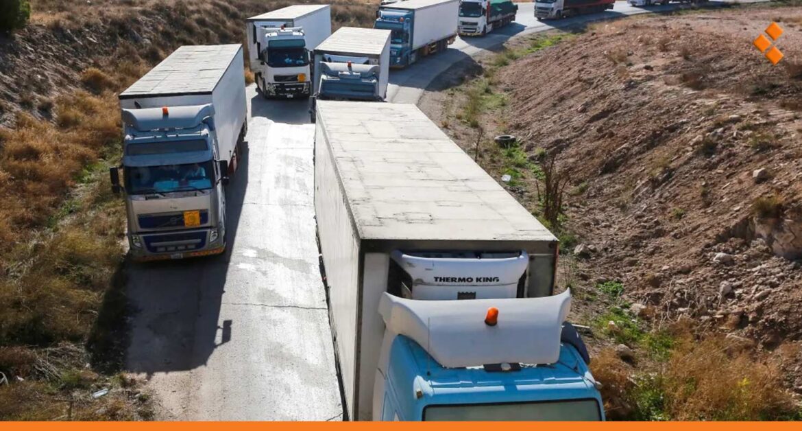 تحديد رسوم الترانزيت على الشاحنات الداخلة أو العابرة للأراضي السورية