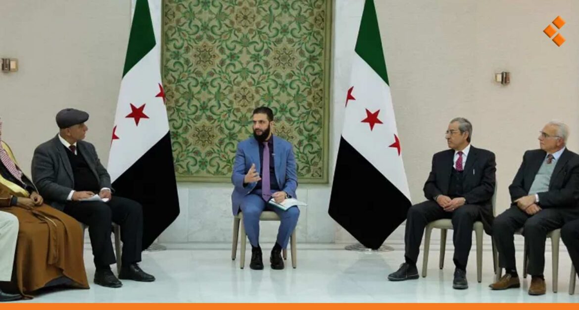 وفد من السويداء يلتقي الرئيس الشرع ومصادر تتحدث عن اتفاق بين الجانبين