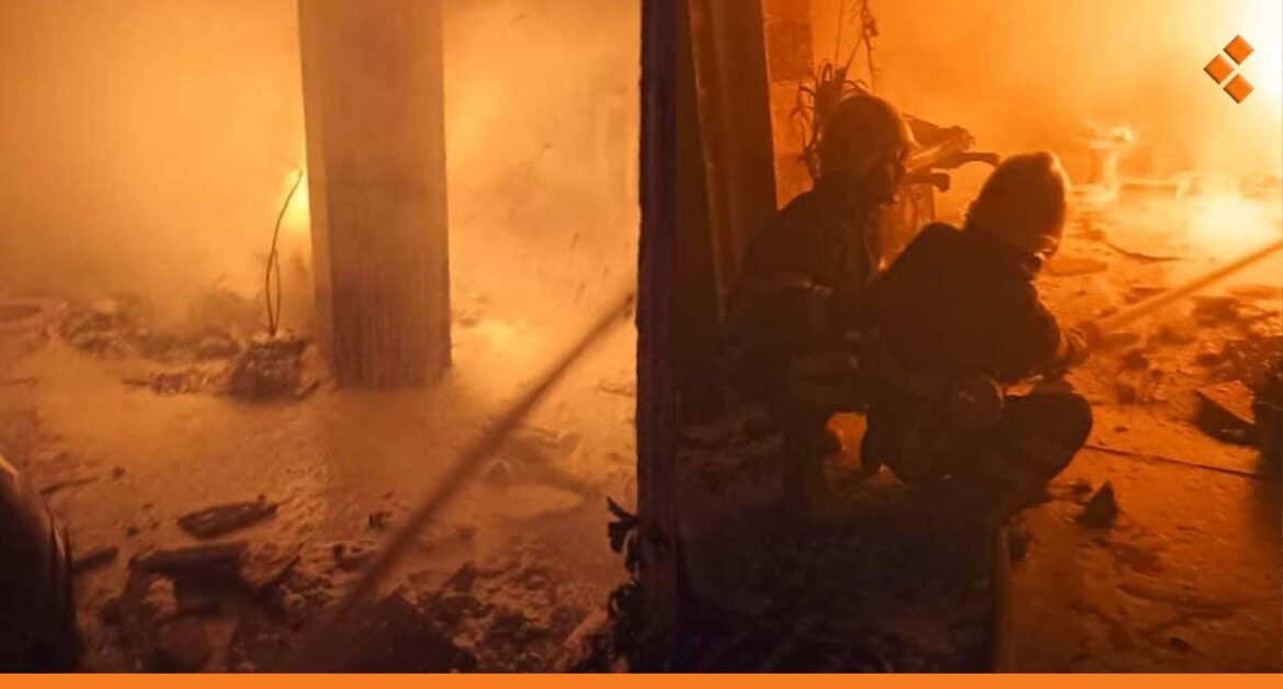 دمشق.. إخماد حريق طال 3 محال في العصرونية