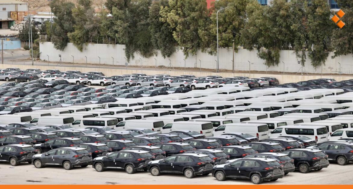 تصدير أكثر من 4500 سيارة عبر الأردن إلى سوريا