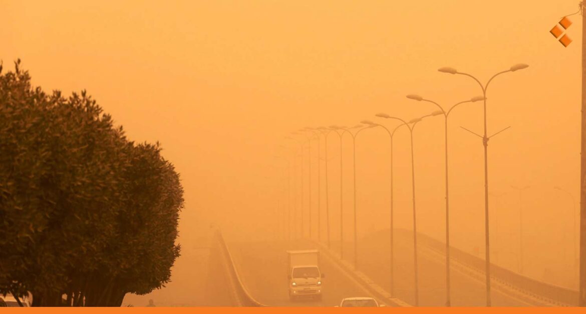 كتلة هوائية حارة مع تحذير من الأجواء المغبرة والعواصف الترابية في سوريا