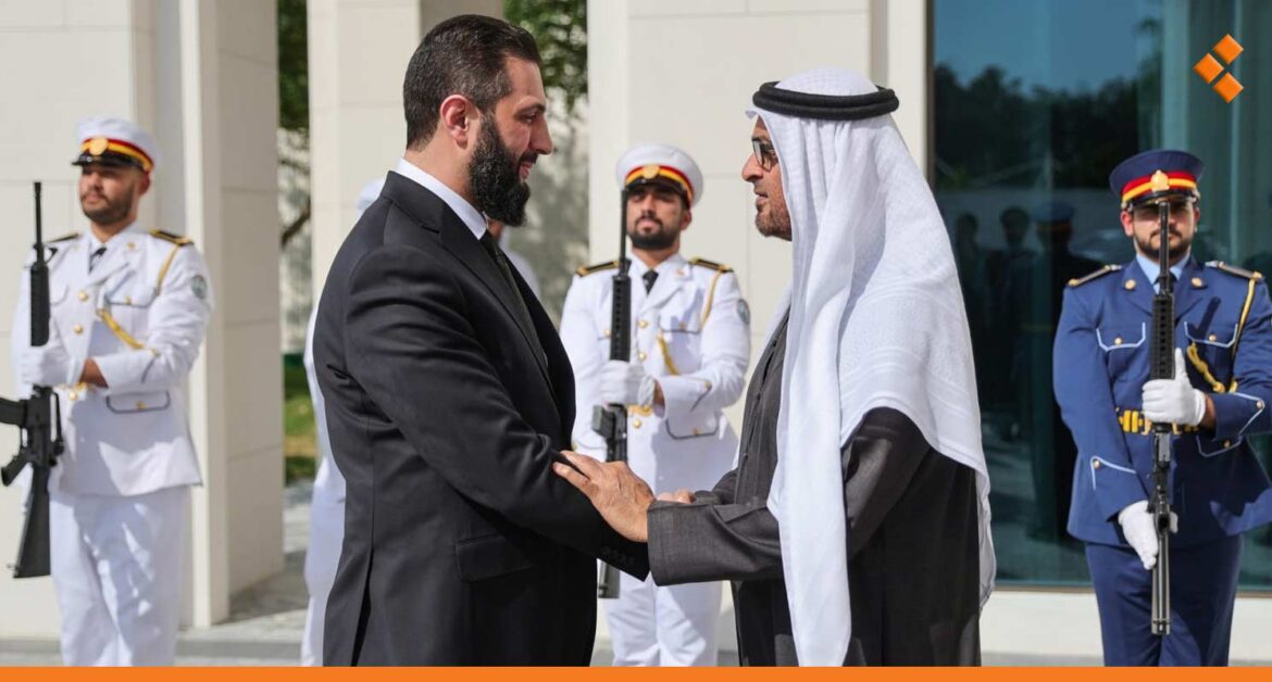 بعدما أنهى زيارته إلى الإمارات.. الشرع يوجه رسالة للشيخ ابن زايد