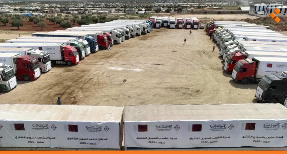 7 آلاف طن من الطحين مقدمة من قطر لسوريا