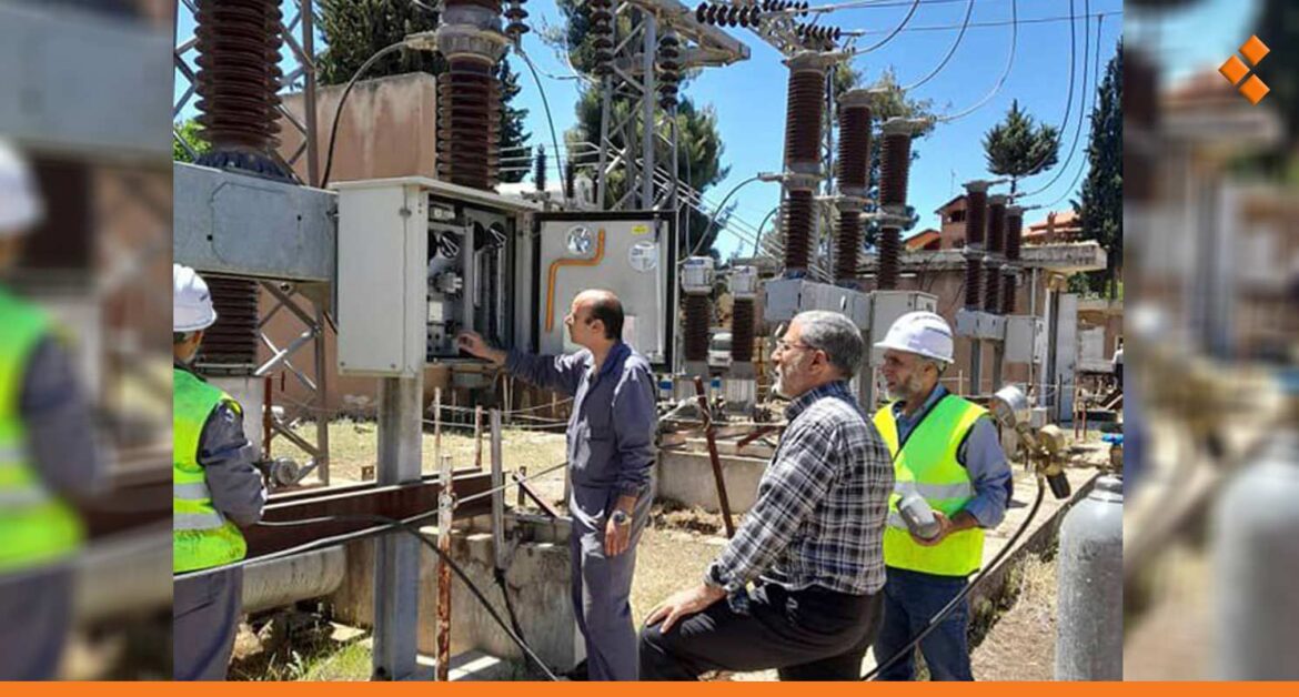 بعد توقف لسنوات.. مؤسسة الكهرباء تنجز أعمال الصيانة لمحطة تحويل الزبداني