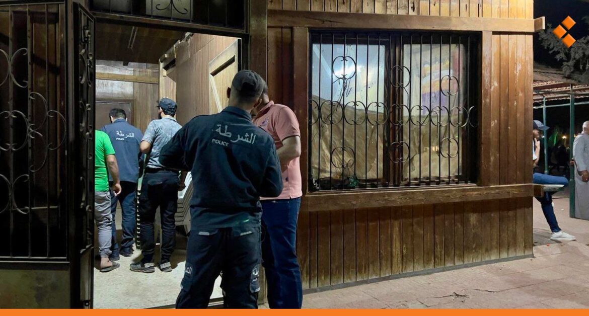 تشميع كافتيريا تقدم الأركيلة للأطفال في حماة