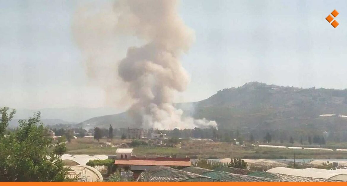 انفجارات متتالية قرب جبلة إثر حريق في موقع عسكري سابق