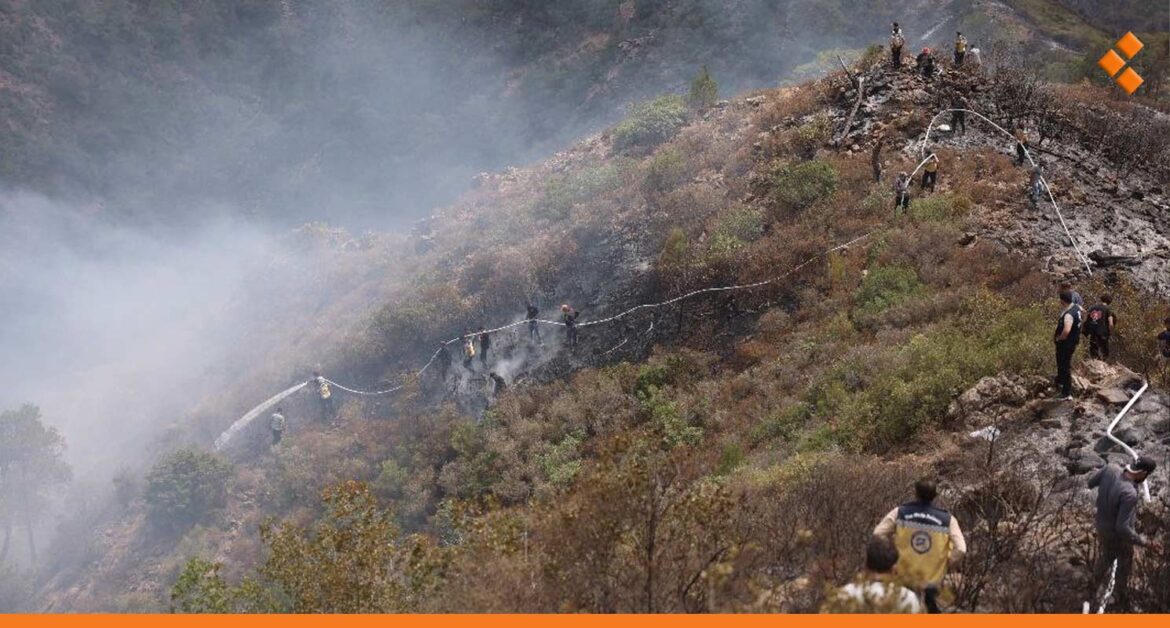 بعملية معقدة.. إخماد آخر البؤر المشتعلة في ريف اللاذقية