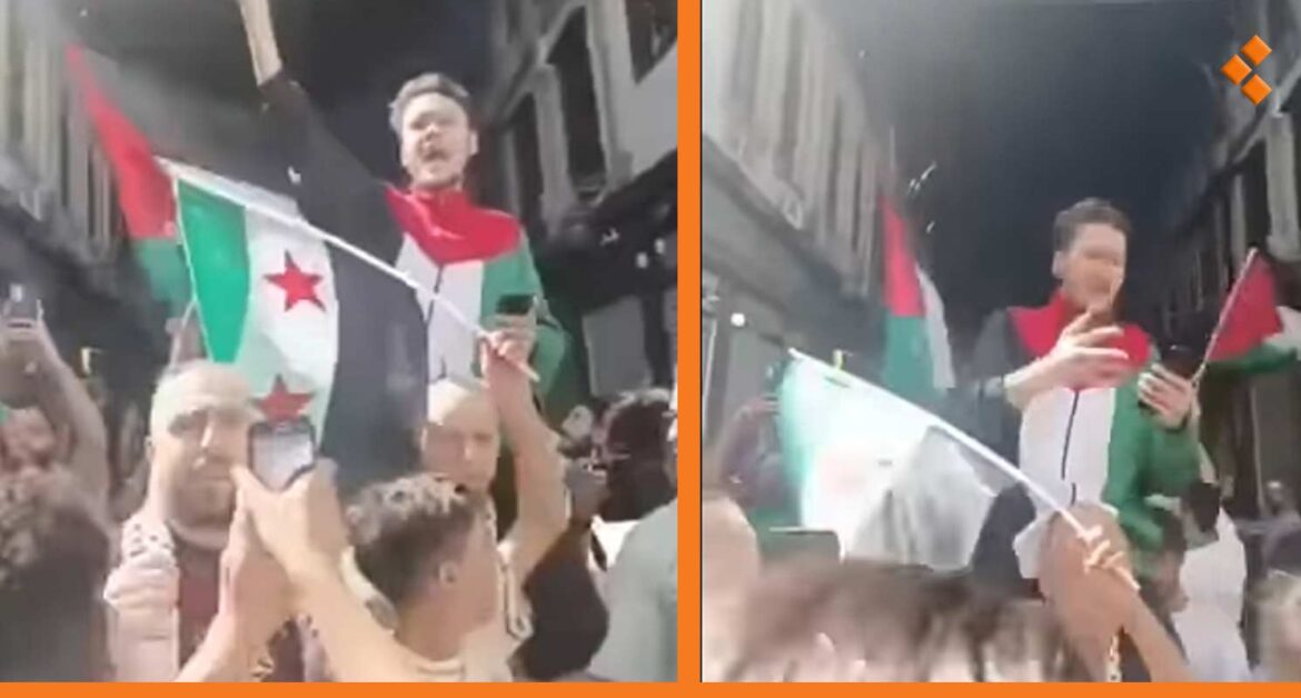 الداخلية تحقق في مظاهرة دمشق التي تضمنت إساءة لمصر